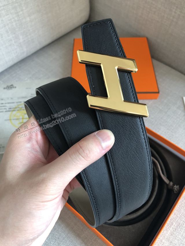 Hermes皮帶 官網同步 38MM 進口原版皮 愛馬仕雙面腰帶  xfp2070